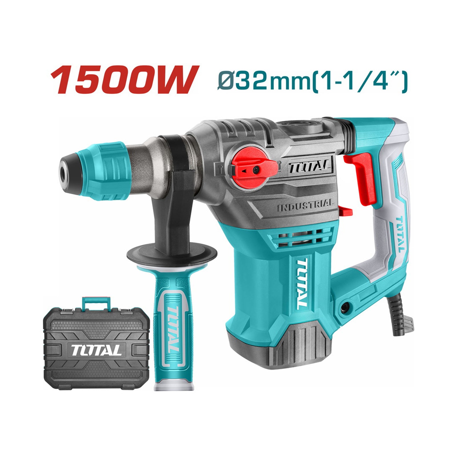 Rotary hammer 1500W TOTAL